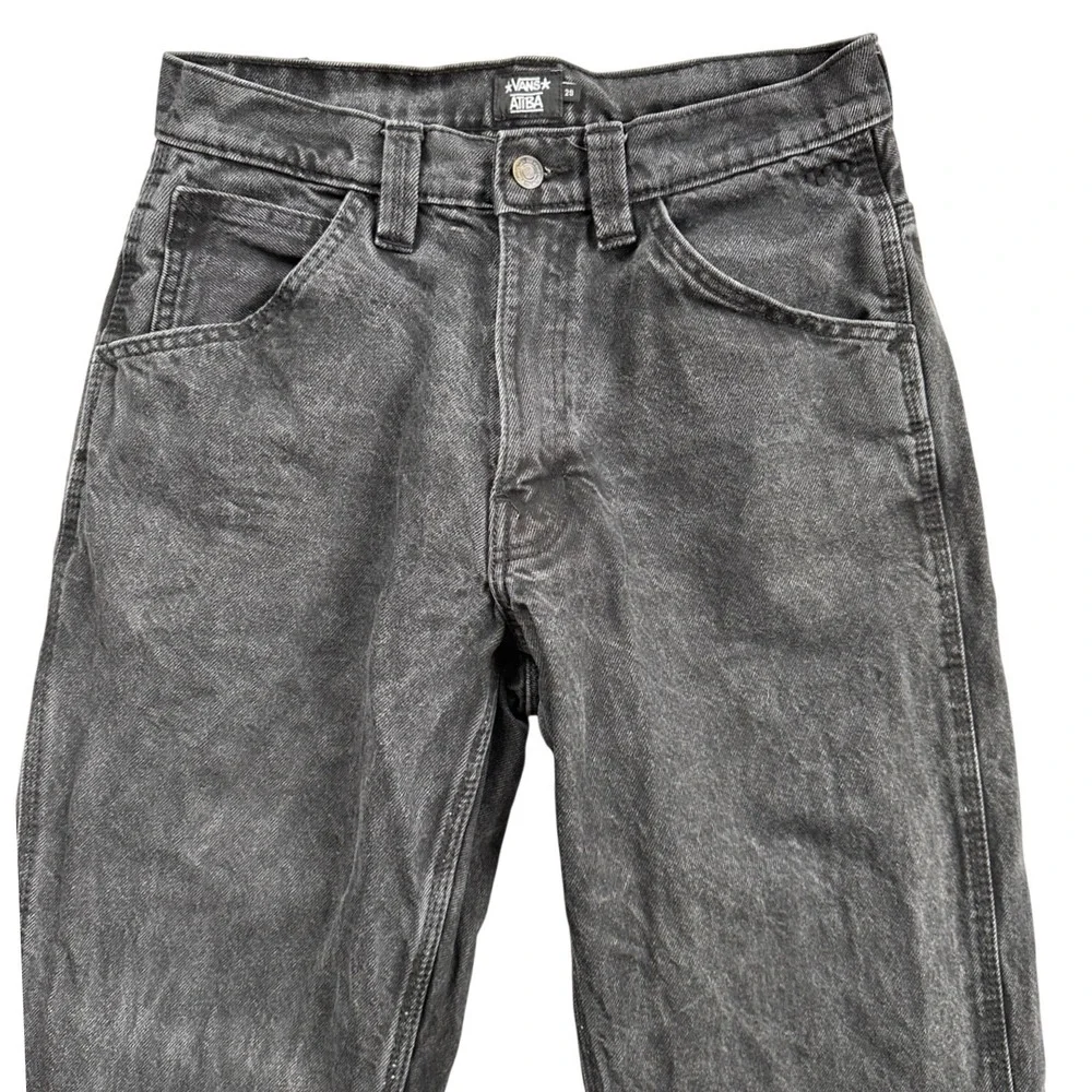 Vans Atiba Jefferson Loose Fit Jeans Mens 29 Washed Black Excellent Denim Pants
